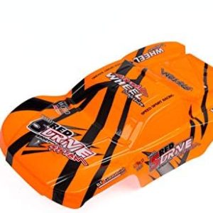 SummitLink Custom Body Orange for 1/10 Scale RC Car/Truck - Durable Design, Perfect for Enthusiasts, Compatible with Var